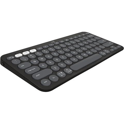 Logitech Pebble Keys 2 K380s Wireless Bluetooth Keyboard - Tonal Graphite | Slim po...