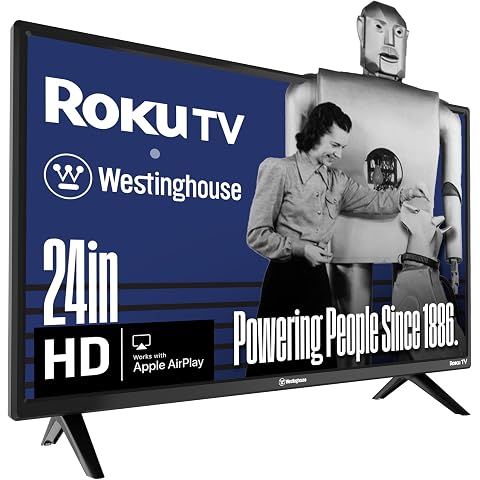 Westinghouse Roku TV - 24 Inch Smart TV, HD Television with Wi-Fi Connectivity and ...