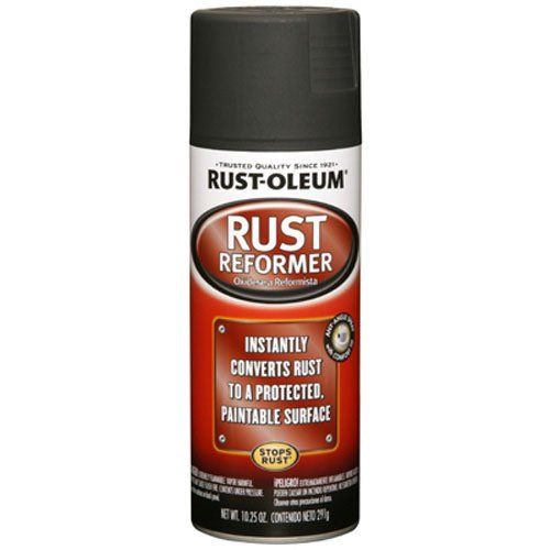 Rust-Oleum 248658 Rust Reformer Spray, 10.25 oz, Black