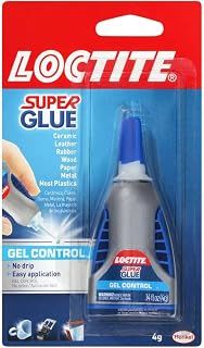 Loctite 1364076 Super Glue Easy Squeeze Gel, .14 oz, Super Glue Liquid 4 grams Gel