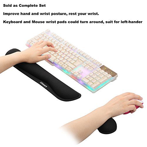 Gimars Gel Memory Foam Keyboard Wrist Rest - Image 5