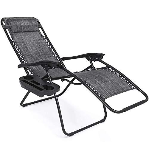 Zero Gravity Lounge Chairs - Gray - Image 4