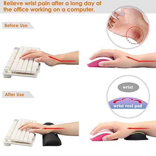 Gimars Gel Memory Foam Keyboard Wrist Rest - Image 4