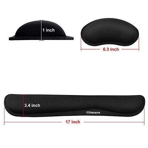 Gimars Gel Memory Foam Keyboard Wrist Rest - Image 7