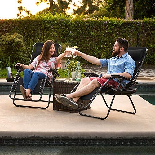 Zero Gravity Lounge Chairs - Gray - Image 2