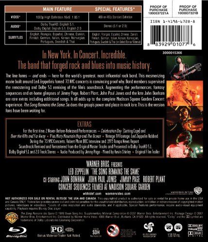 Led Zeppelin - The Song Remains the Same - Image 3