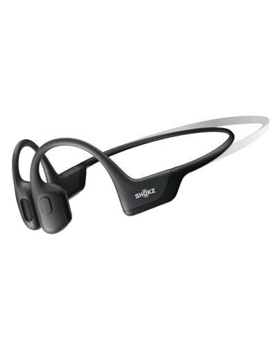SHOKZ OpenRun Pro Mini - Premium Bone Conduction Open-Ear Bluetooth Sport Headphones - Sweat Resistant Wireless Earphones for Workouts and Running with Deep Base - Built-in Mic, with Headband
