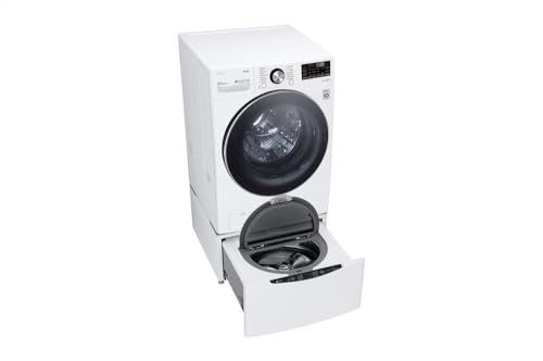 LG TurboWash 360 4.5-cu ft High Efficiency Stackable Steam Cycle Smart Front-Load Washer (White) ENERGY STAR
