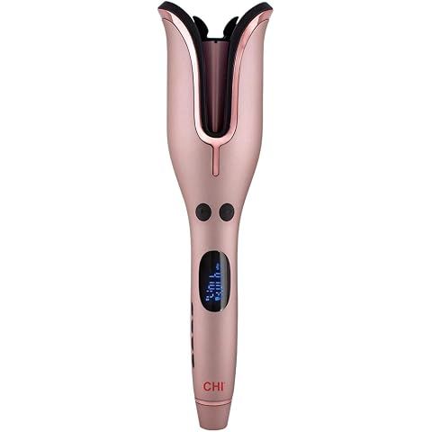CHI Spin N Curl 1″ Ceramic Rotating Curling Iron, Adjustable Preset Heat Settings f...