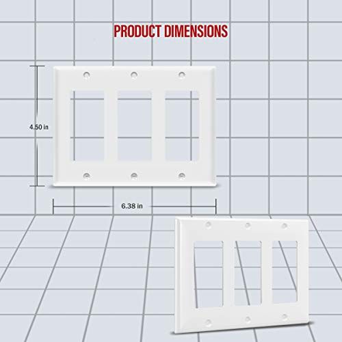 ENERLITES 3-Gang Wall Plate - Image 2