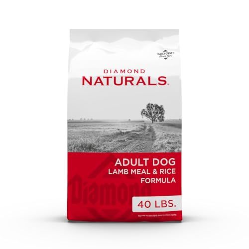 Diamond Naturals Adult Dry Dog Food, Lamb Meal & Rice, 40lb