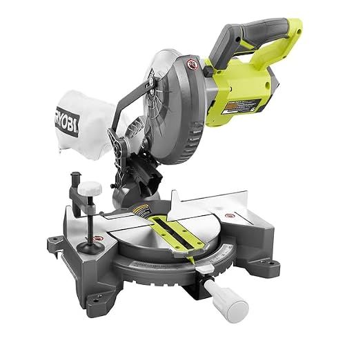 Ryobi P553 ONE+ 18V Cordless 7-1/4 in. Compound Miter Saw (Tool Only)