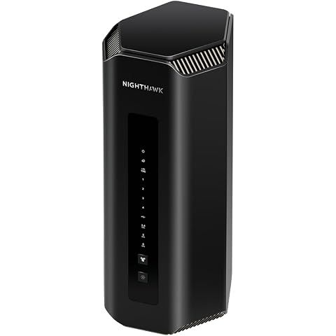 NETGEAR Nighthawk Tri-Band WiFi 7 Router (RS700S) - Router Only- BE19000 Wireless S...