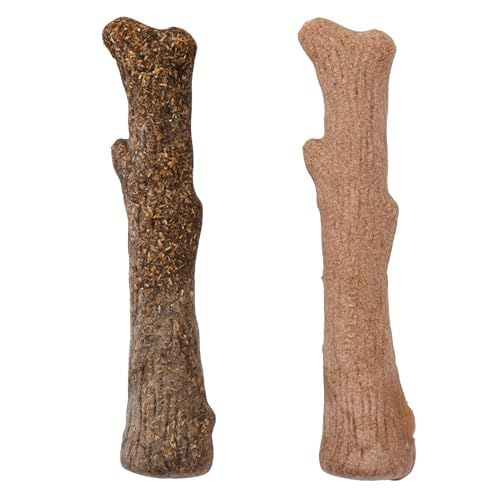 Petstages Dogwood Calming Chew Dog Toy, Medium, Pack of 2, Assorted