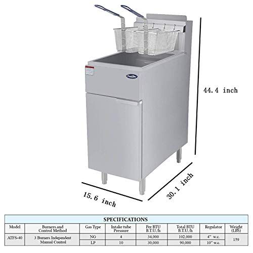 CookRite ATFS-40 Deep Fryer - Image 4