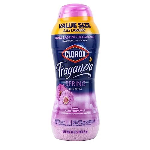 Clorox Fraganzia Scent Booster Crystals, Spring Scent, 70 Oz Bottle