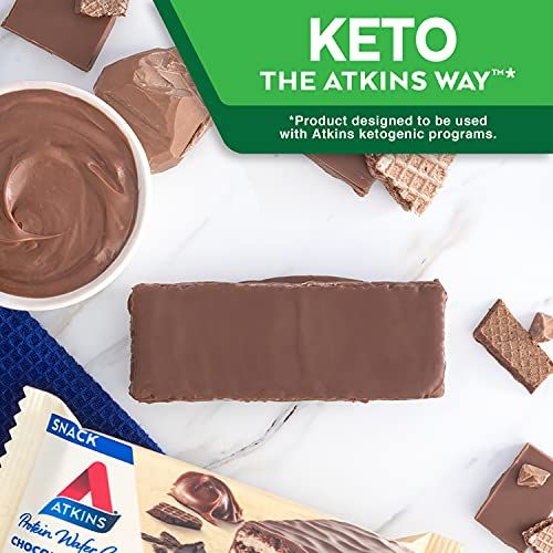 Atkins Chocolate Crème Protein Wafer Crisps - Image 6
