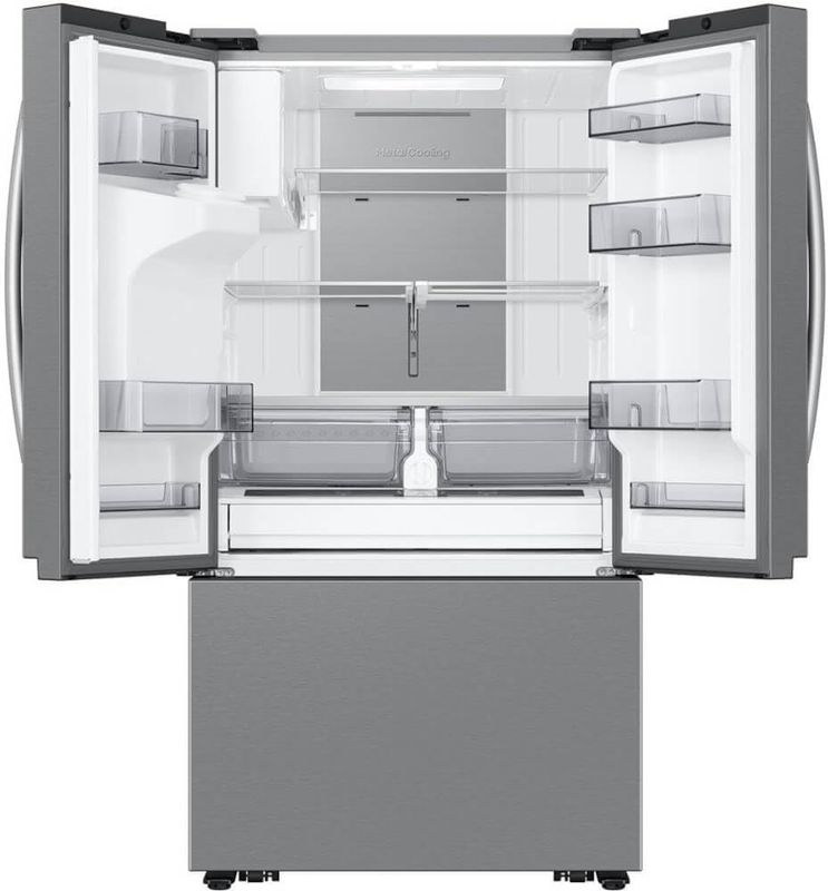 "36\" 3-Door Fridge with Ice/Water Dispenser & Freezer Ice Maker" - Image 4
