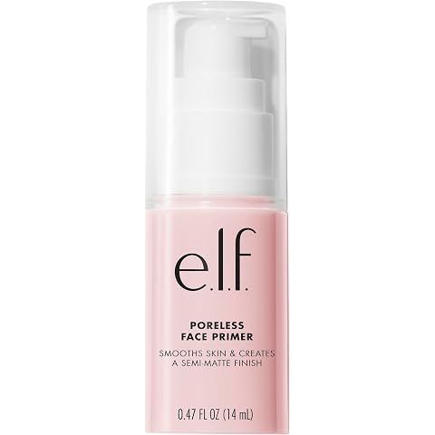 e.l.f. Poreless Face Primer, Skin-Smoothing Matte Makeup Base, Minimizes Pores & Fi...