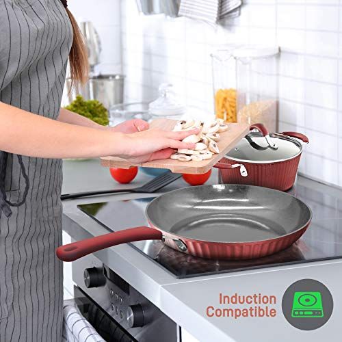 NutriChef 11 Pc Cookware Set - Image 7