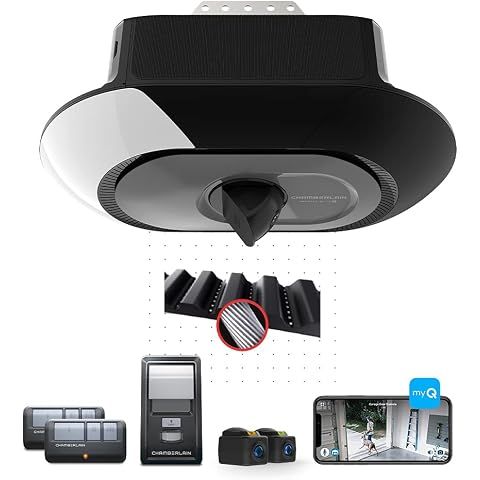 Chamberlain B4643T Smart Built in Camera-myQ Smartphone Controlled-Ultra Quiet, Str...