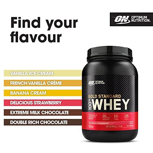 Optimum Nutrition Gold Standard Whey Protein - Strawberry - Image 5