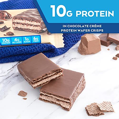 Atkins Chocolate Crème Protein Wafer Crisps - Image 3