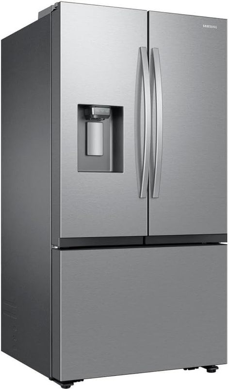 "36\" 3-Door Fridge with Ice/Water Dispenser & Freezer Ice Maker" - Image 3