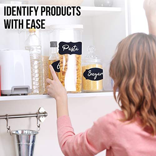 Chalkboard Label Stickers with Chalk Markers - Image 4