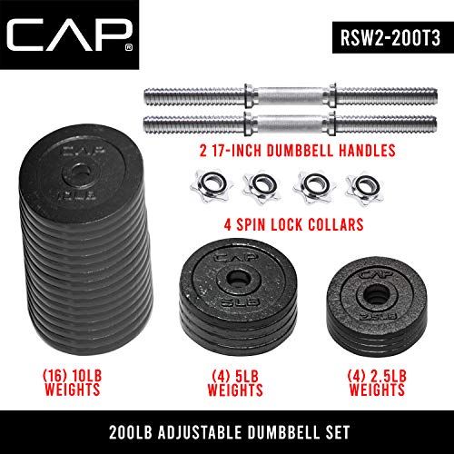 CAP Barbell Adjustable Dumbbell Set - Image 2