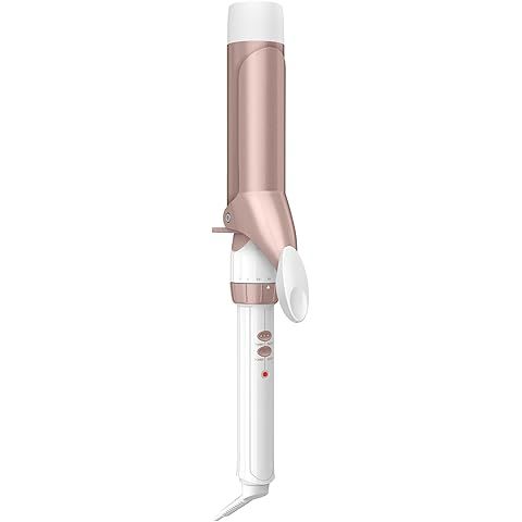 Conair Double Ceramic 1 ½-Inch Curling Iron | Double ceramic 1 ½-in. barrel for sof...