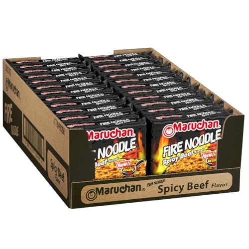 $9.44 for 22-Pack Maruchan Ramen Fire Noodle Soup