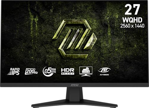 27" MSI MAG 274QF E20 Gaming Monitor for $139.99