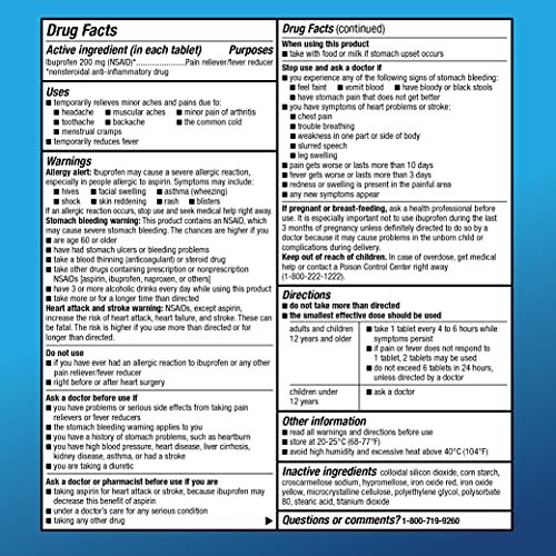 Amazon Basic Care Ibuprofen 200 mg - Image 5