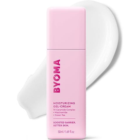 BYOMA Moisturizing Gel Cream - Barrier Repair Cream/Gel Face Lotion with Niacinamide and Green Tea - Ceramide Face Moisturizer for Dry Skin - Alcohol Free, Oil Free Face Moisturizer - 1.69 fl. oz