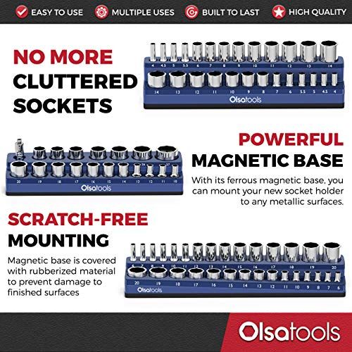 Olsa Tools Magnetic Socket Organizer Kit - Image 3