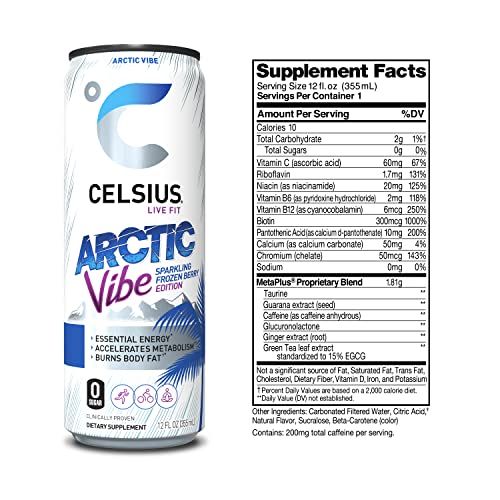 Celsius Arctic Vibe Energy Drink - Image 3