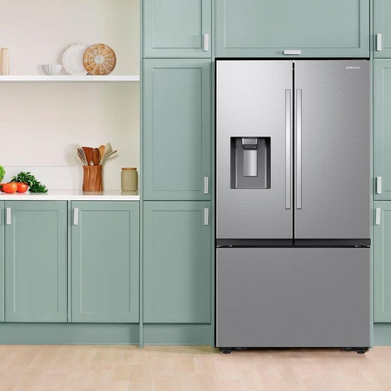 "36\" 3-Door Fridge with Ice/Water Dispenser & Freezer Ice Maker" - Image 9