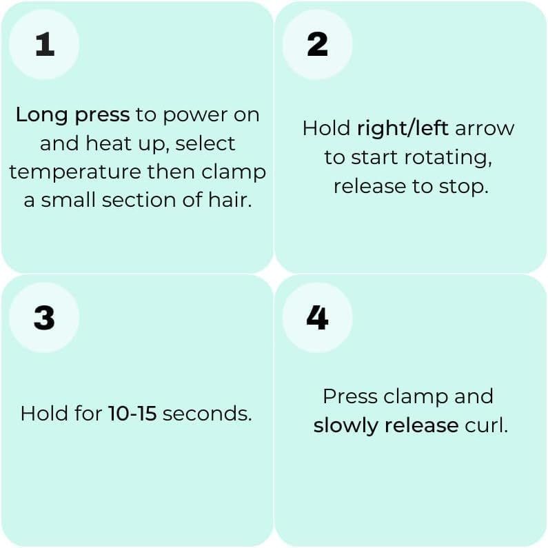 Amira Beauty Rotating Curling Iron - Image 5