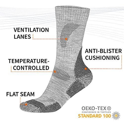Merino Wool Hiking Socks 3-Pack - Image 5