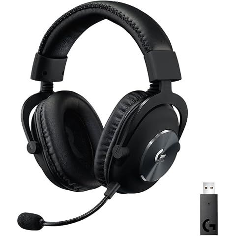 Logitech G Pro X Audífonos Inalámbricos Lightspeed para Gaming, Micrófono Blue Vo!C...