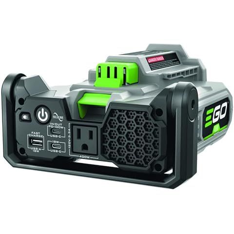 EGO POWER+ Portable Inverter, 400W, Power Inverter Generator, Quiet. Battery and Ch...