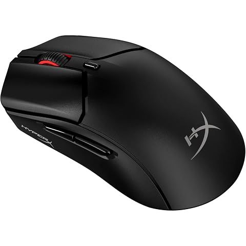 HyperX Pulsefire Haste 2 – Wireless Gaming Mouse- Ultra Lightweight, 61g, 100 Hour Battery Life, Dual Wireless Connectivity, Precision Sensor - Black
