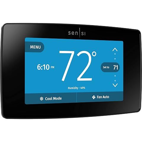Sensi Touch Smart Thermostat by Emerson with Touchscreen Color Display, Programmabl...