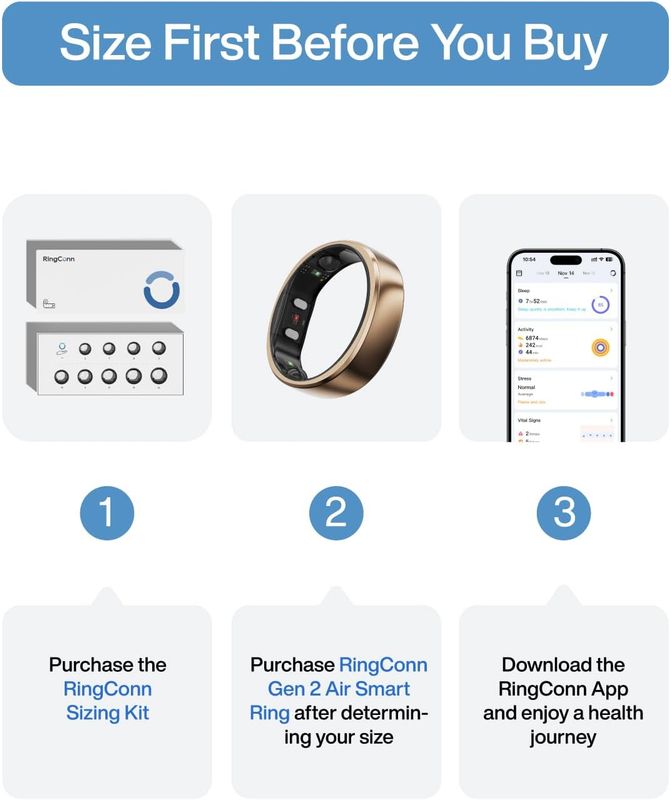 RingConn Gen 2 Air Smart Ring - Image 3