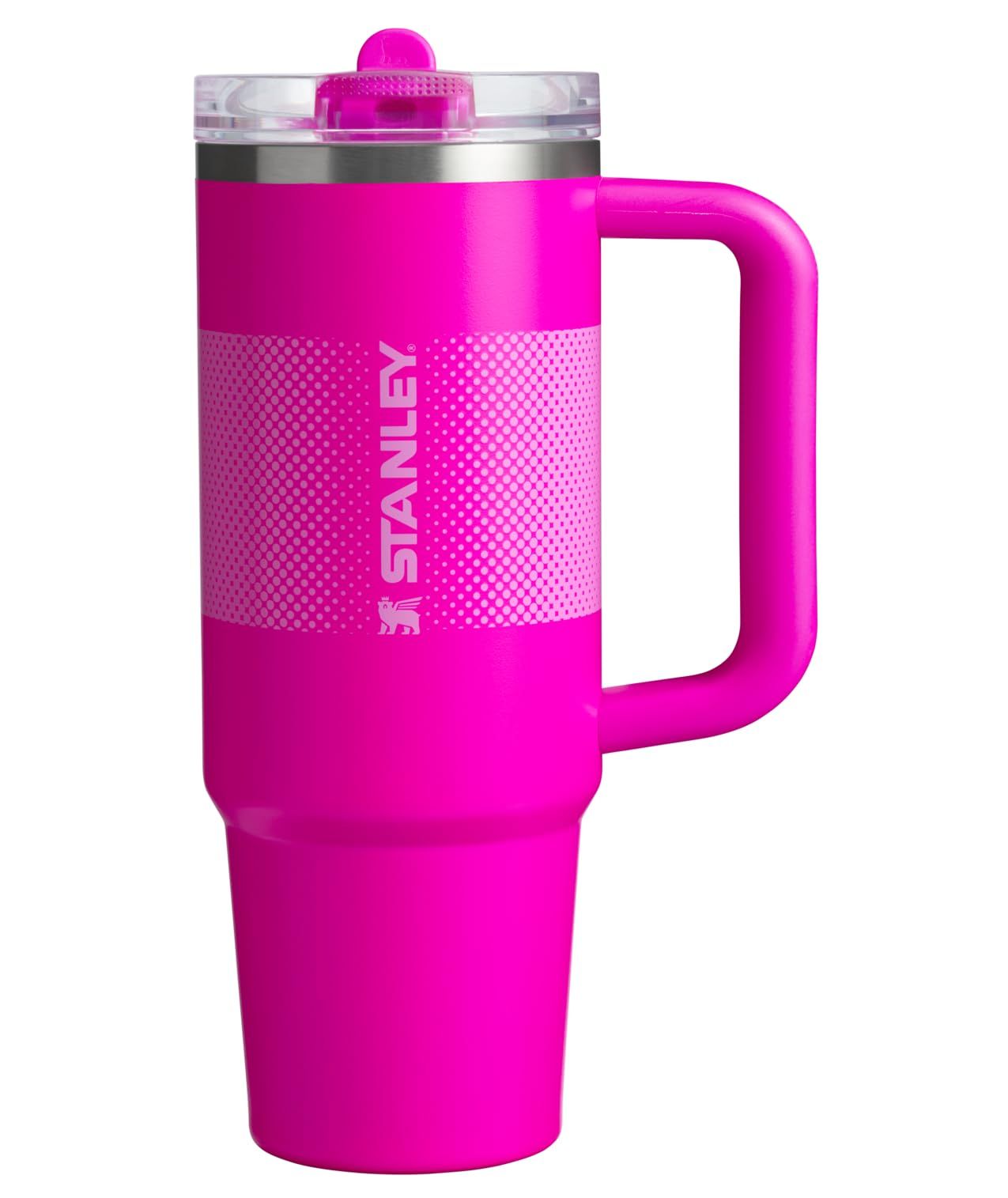 Stanley Quencher ProTour Flip Straw Tumbler with Leakproof Lid 30 oz | Built-In Straw & Handle | Cupholder Compatible for Travel | Insulated Stainless Steel Cup | BPA-Free | Vivid Violet Fade 30 oz Vivid Violet Fade
