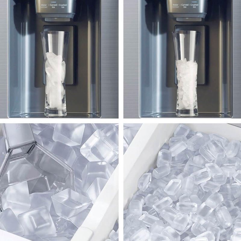 "36\" 3-Door Fridge with Ice/Water Dispenser & Freezer Ice Maker" - Image 8