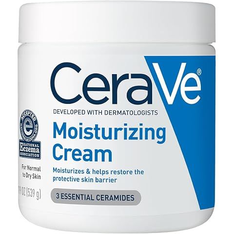 CeraVe Moisturizing Cream, Face & Body Moisturizer for Dry Skin, 19oz | Skin Care w...