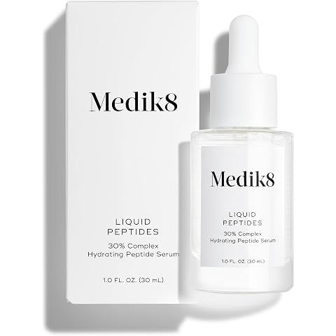 Medik8 Liquid Peptides - Multi Peptide Face Serum For Women and Men - Smooths Wrink...