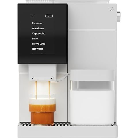 Terra Kaffe TK-02 Super Automatic Espresso Machine - White | App-enabled coffee mac...